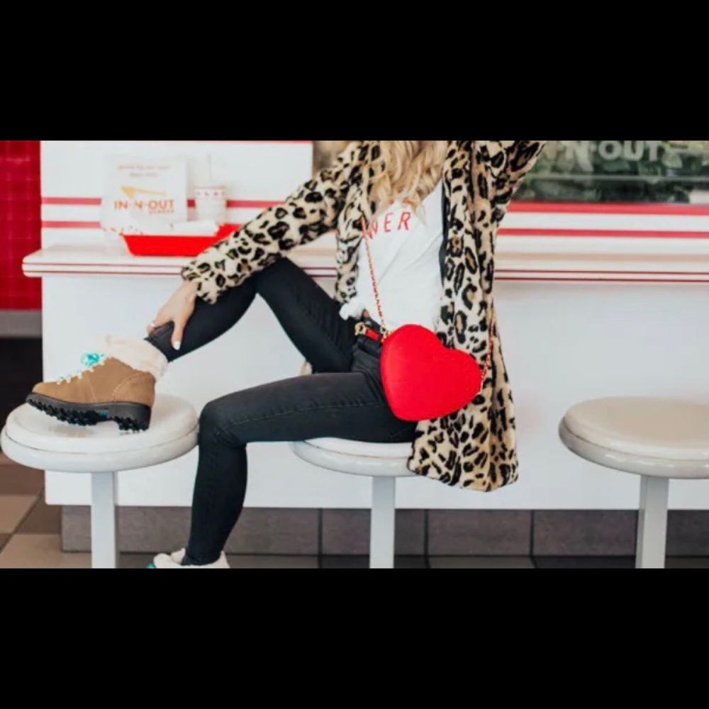 Heart shape purse